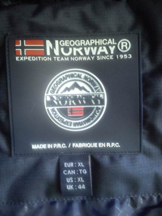 Зимние куртки Geographical Norway Anaconda. 
Цвет - темно-синий и черный
Розме. . фото 6