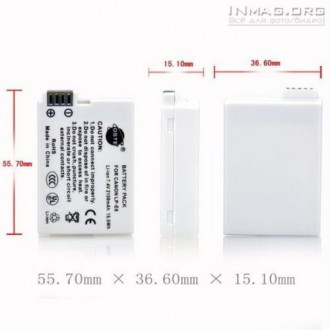 Информация об аккумуляторе Canon LP-E8
Модель: LP-E8
Цвет: серый
Тип батареи:. . фото 6