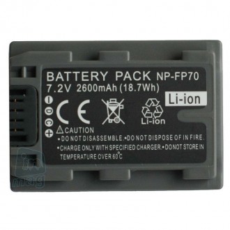 Информация об аккумуляторе Sony NP-FP50
Модель: NP-FP50
Цвет: серый
Тип батар. . фото 6