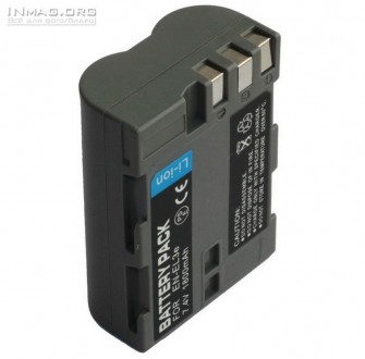 Информация об аккумуляторе Nikon EN-EL3e
Модель: EN-EL3e
Цвет: серый
Тип бата. . фото 3