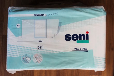 Одноразовые пеленки Seni Soft с «крыльями», размер - 90x170 см. 
предназначены . . фото 2