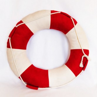 Интерьерная подушка «Спасательный круг» входит в серию «Море». 

Диаметр издел. . фото 2