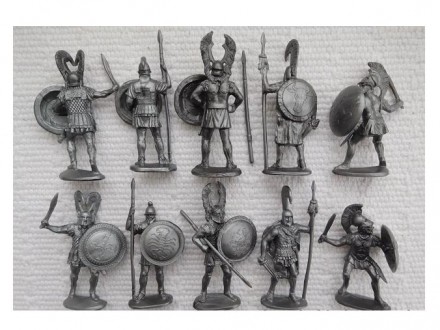 солдатики - 5 древних греков в отличном состоянии ( пластик ). . фото 5