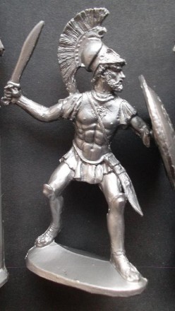 солдатики - 5 древних греков в отличном состоянии ( пластик ). . фото 7
