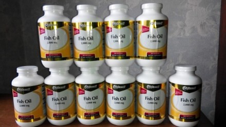 Продам рыбий жир (омега-3) произ-ва США:
- Vitacost Fish Oil (300 капсул х 1г, . . фото 2