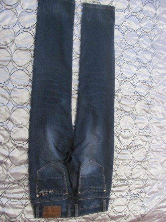 джинсы теплые на флисе,синего цвета( Турция),в отличном состоянии,без потертосте. . фото 6