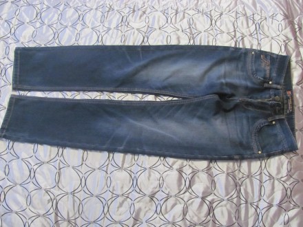 джинсы теплые на флисе,синего цвета( Турция),в отличном состоянии,без потертосте. . фото 5