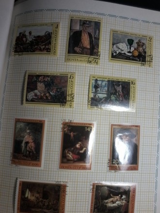 Коллекция марок Живопись,новые гашеные, 1976-1978 гг, 75 шт. 2000 грн.. . фото 7