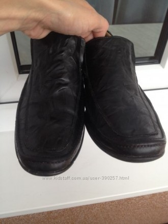 Туфли бомбезные , шикарные для модника, 36 р., по стельке 23 см. Полностью кожан. . фото 9