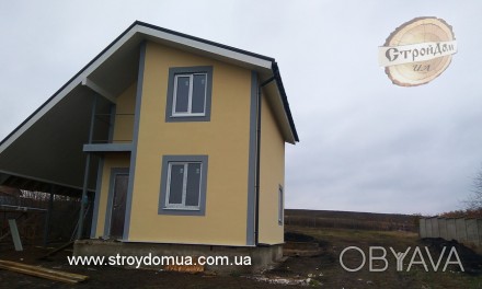 Предлагаем Вам один из проектов каркасного сип дома "Оптимальный" 
«Строй Дом U. Дзержинський. фото 1