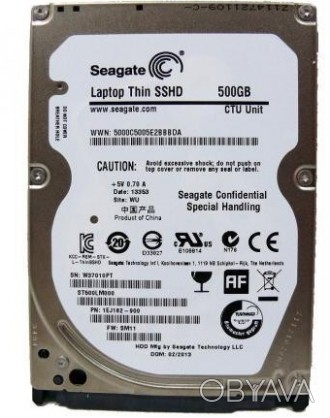 Жесткий диск Seagate Momentus XT ST95005620AS 
500GB 7200 RPM 32MB Cache SATA 3. . фото 1