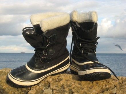 Зимние теплые ботинки Sorel Waterproof. Размер 35.
Утепленные - толстая войлочн. . фото 9