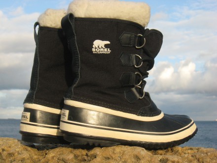 Зимние теплые ботинки Sorel Waterproof. Размер 35.
Утепленные - толстая войлочн. . фото 5