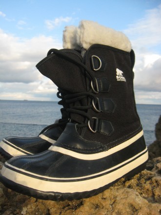 Зимние теплые ботинки Sorel Waterproof. Размер 35.
Утепленные - толстая войлочн. . фото 11