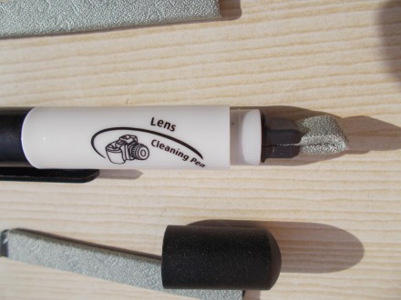 Lens Cleaning Pen - чистящий карандаш для оптики. Кисточка и мягкая нано-насадка. . фото 4