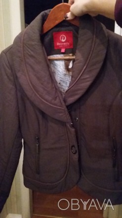 Куртка-пуховик осенняя, теплая, очень хорошего качества, цвет "шоколад", покупал. . фото 1