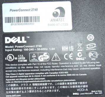 Dell PowerConnect 2748 - это сетевой коммутатор Gigabit, предназначенный для исп. . фото 7
