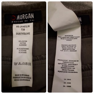 Крутая фирменная юбка Morgan комбинированного дизайна. Основное полотно - микров. . фото 5