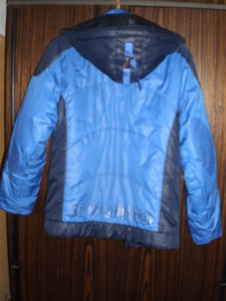 Продам куртку мужскую демисезонную  с капюшоном синего цвета в хорошем состоянии. . фото 4