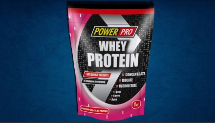 Power Pro Whey Protein 1 кг со вкусам шоколада, банана, ванили, вишни и клубники. . фото 4