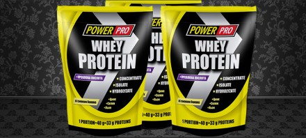 Power Pro Whey Protein 1 кг со вкусам шоколада, банана, ванили, вишни и клубники. . фото 3