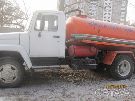 Продам асенізатор ГАЗ-3307 (бензин/газ), 2004 року випуску, в робочому стані.. . фото 1