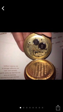 антиквариат, Швейцарские золотые часы "Longines"Карманны,мужские.3 крышки - одна. . фото 4