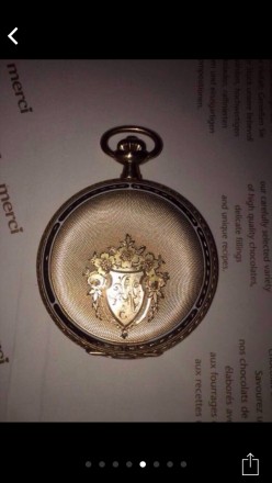 антиквариат, Швейцарские золотые часы "Longines"Карманны,мужские.3 крышки - одна. . фото 7