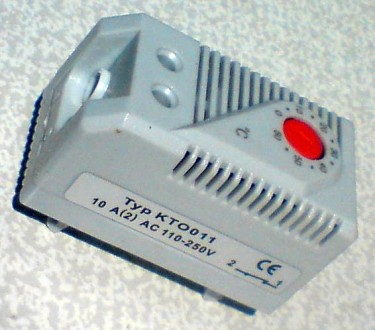 терморегулятор 2кВт (нормально закрытый) компактный регулируемый регулятор темпе. . фото 3
