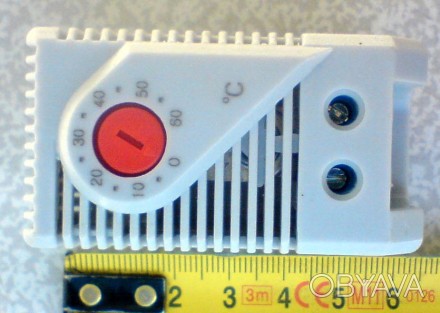 терморегулятор 2кВт (нормально закрытый) компактный регулируемый регулятор темпе. . фото 1