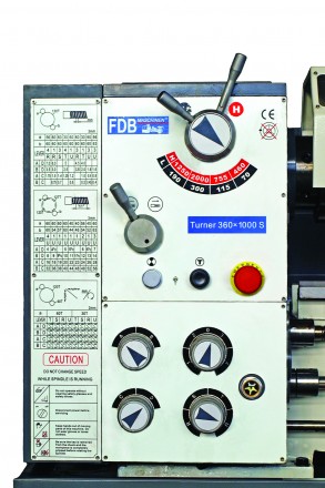 Описание токарно-винторезного станка FDB Maschinen Turner 360x1000S:


Металл. . фото 3
