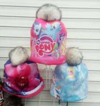Продам детские зимние шапочки. Шапки пошиты с качественного плотного трикотажа, . . фото 2