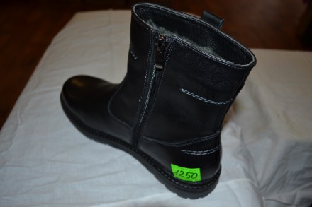 Продам новые зимние кожаные мужские полусапоги-ботинки,сделанные по технологии н. . фото 6