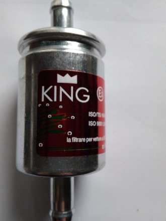 Фильтр паровой фазы газовый King Ø12хØ12, из прочного материала алюминия. Фильтр. . фото 3