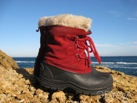 Зимние теплые и непромокаемые ботинки. Размер 33.
Кожа. Утепленные, внутренняя . . фото 1