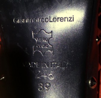 Кожаные ботильоны фирмы "Gianmarco Lorenzi".
Б/у, одеты пару раз, состояние по . . фото 7