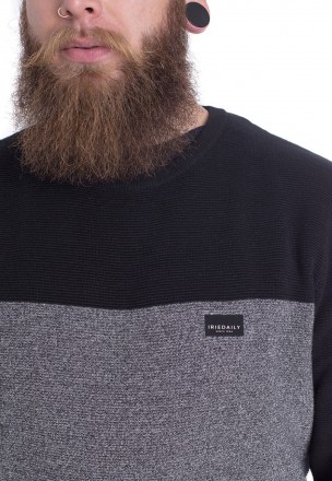 Новенький реглан (пуловер) фирмы Iriedaily
Размер - полноценный "М"
Цвет - чер. . фото 5