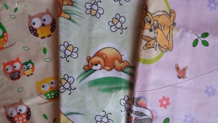 Комплект детского постельного белья изготовлен из бязи. 

В комплект входит:
. . фото 5