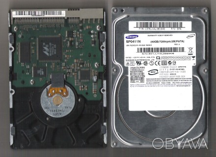 Продам  недорого жёсткий  диск SAMSUNG, 3,5” РATA (IDE), 40 гб, б/у .Тонкий (SLI. . фото 1
