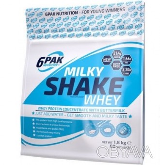 6PAK Nutrition Milky Shake Whey - это высокоэффективный протеин, который обеспеч. . фото 1