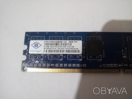 2 Модуля памяти ddr 2 Nanya 512mb. Цена за 1шт продаётся парой. Полностью рабочи. . фото 1