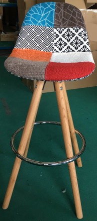Стул барный Lacio patchwork цветной - это модель барного стула спроектированная . . фото 3