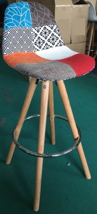 Стул барный Lacio patchwork цветной - это модель барного стула спроектированная . . фото 4