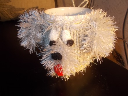 Продам чехол-грелку на кружку, символ Нового 2018 года - Собака.
Это отличный н. . фото 3
