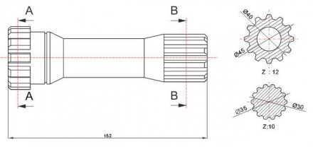 Вал отбора мощности (shaft) – механизм, передающий часть мощности двигателя от к. . фото 3