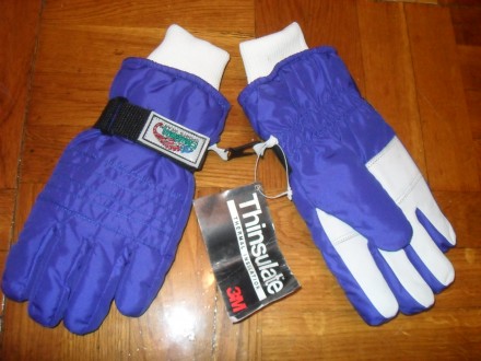 Стильные подростковые ( унисекс ) зимние перчатки из мембранной ткани , утеплены. . фото 2
