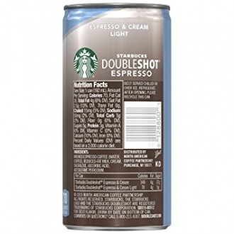 Starbucks Double Shot Espresso Light 6.5 Fl Oz (4 Count)
Старбакс двойной эспрэ. . фото 9