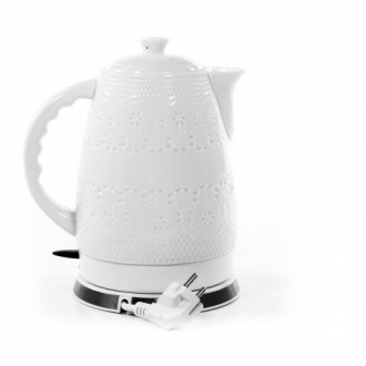 Электрокерамический  чайник  объемом 2 л изготовлен из экологически чистых и ней. . фото 3