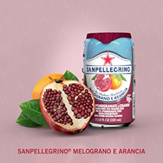 Sanpellegrino Orange Sparkling Fruit Beverage, 11.15 fl oz. Cans (6 Count) 
Сан. . фото 4
