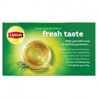 Lipton Green Tea Bags, Orange Passionfruit Jasmine 20 ct
Липтон зелёный чай, "А. . фото 3
